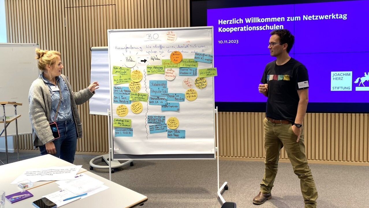 Präsentation Netzwerktag Kooperationsschulen der Joachim Herz Stiftung