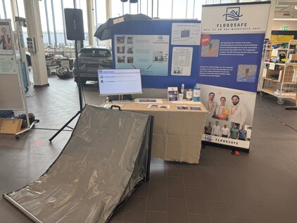 Stand Floodsafe beim JUGEND GRÜNDET Bundesfinale