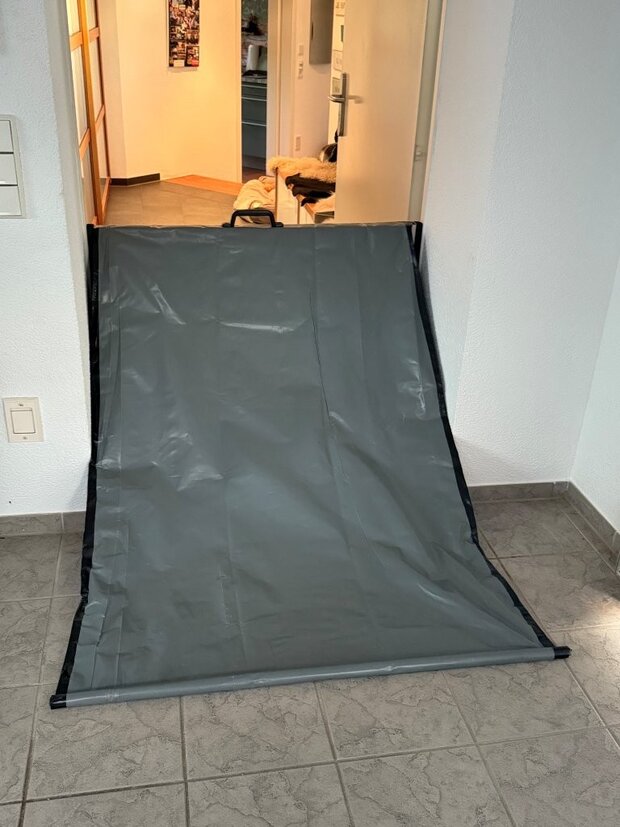 Prototyp Hydrobarriere