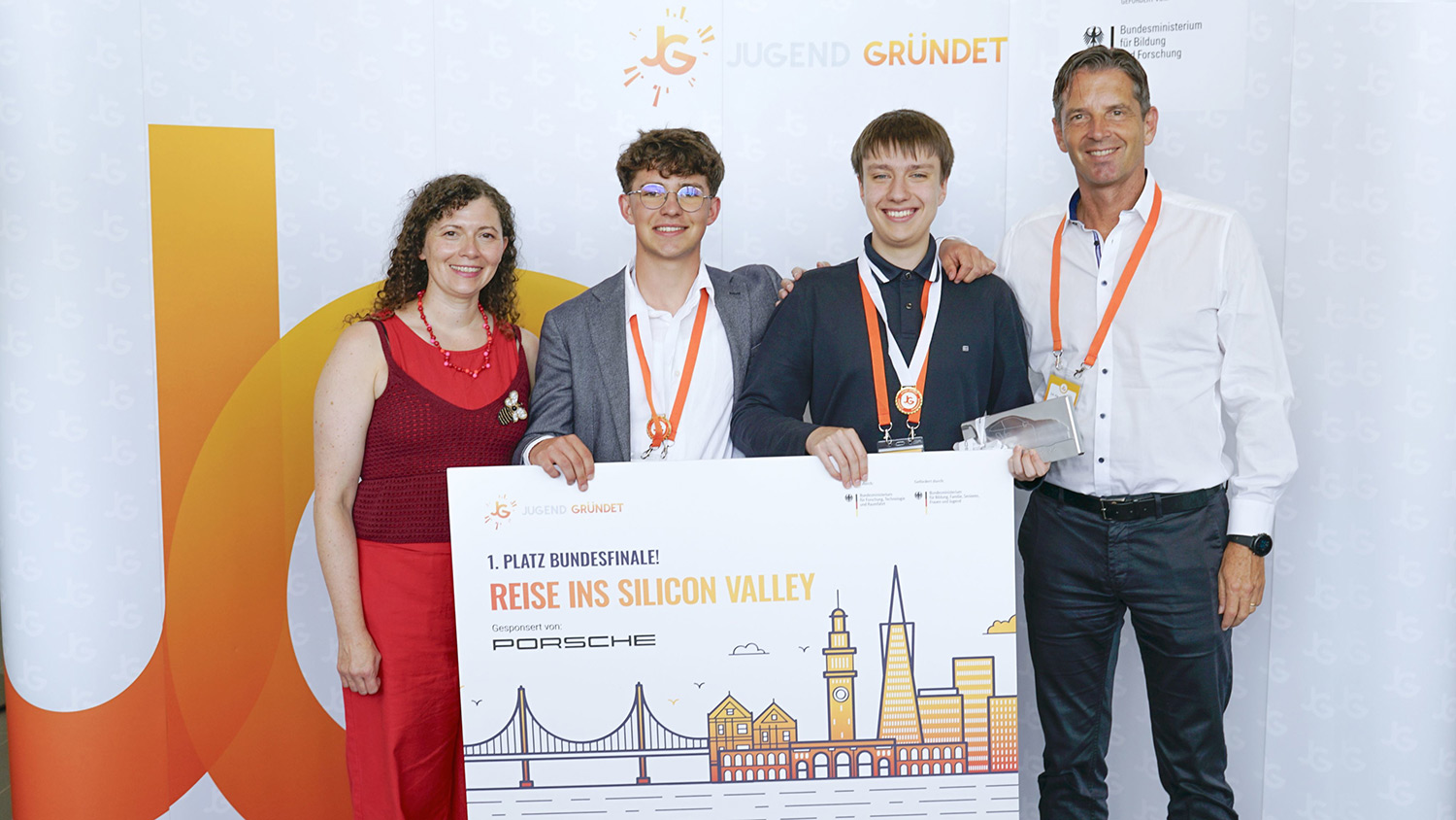 Gewinerteam Bundesfinale JUGEND GRÜNDET: Eucardia