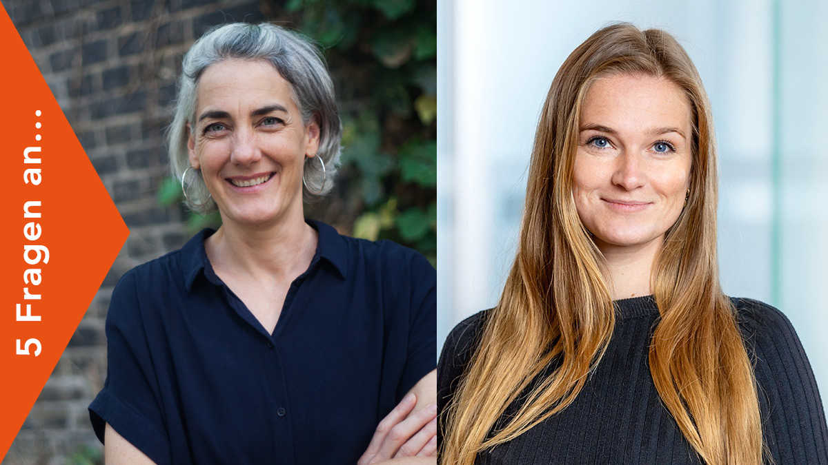 Porträt von Ellen Wallraff und Johanna Okroi